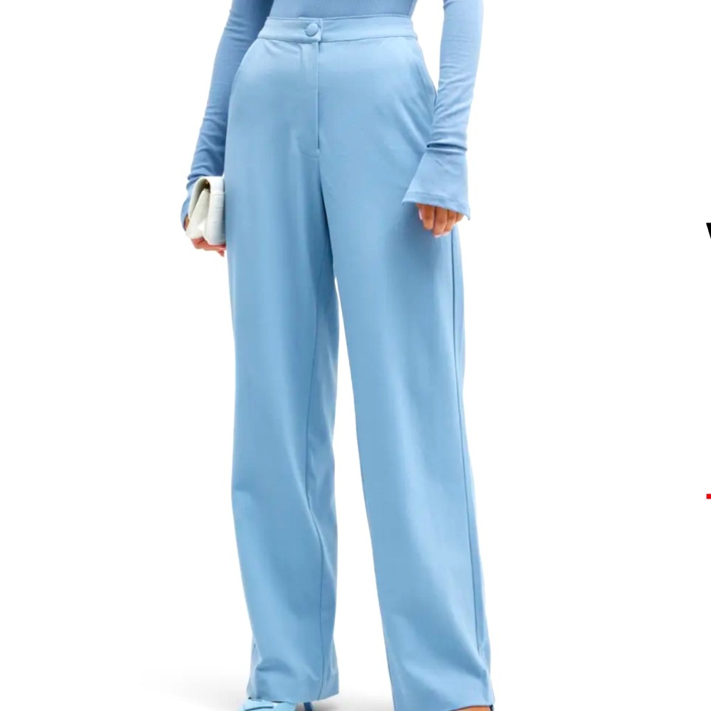 WeWoreWhat Dusty Blue Pants Size 14
